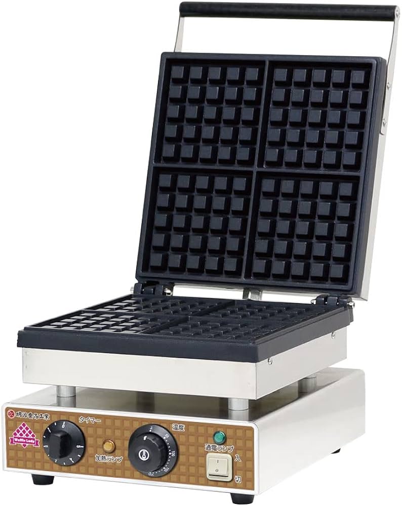 Amazon | ワッフルメーカー ワッフルレディー 明治食品工業 RWL-4