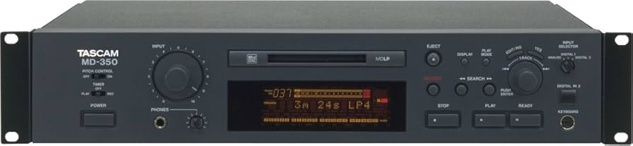 Amazon.com: TASCAM MD-350 MiniDisc Recorder/Player : Musical