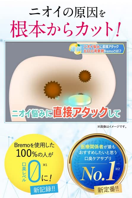 Amazon.co.jp: ブレモ 口臭タブレット 口臭ケア bremo 30粒 : ドラッグ