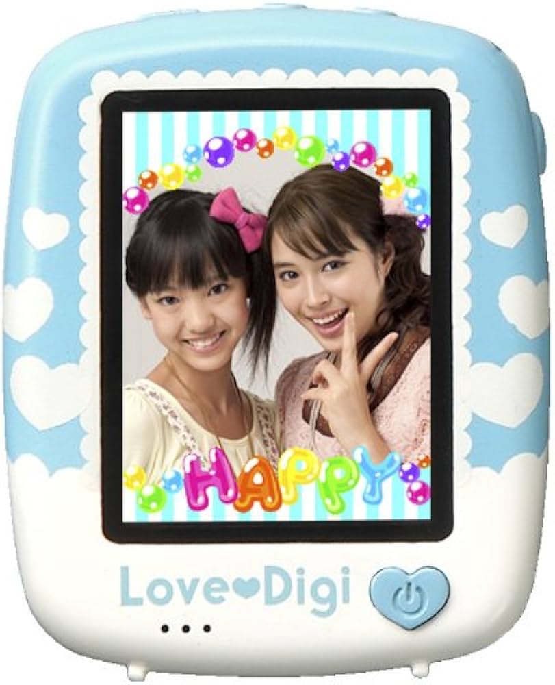 Amazon.co.jp: ラブデジ ふりふりフォトフレーム ブルー : ホーム
