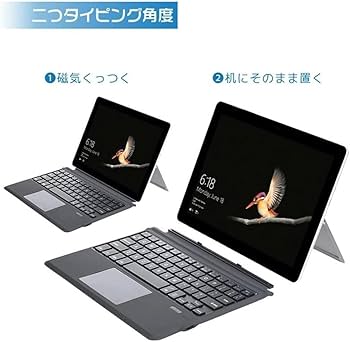 Amazon.co.jp: QIYIBOCASE Surface Go4/Go3/Go2 ケース - ワイヤレス