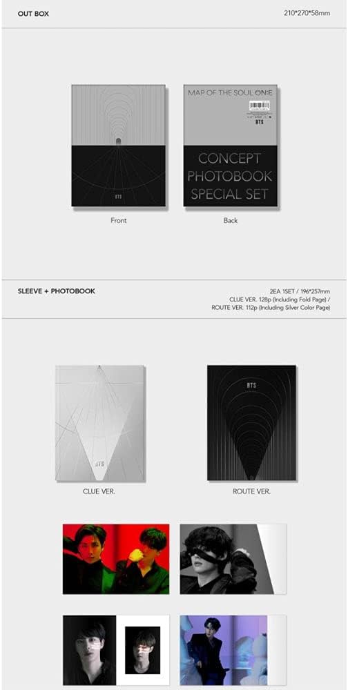 Amazon.com: ibighit BTS Map of the Soul ONE Concept Photobook
