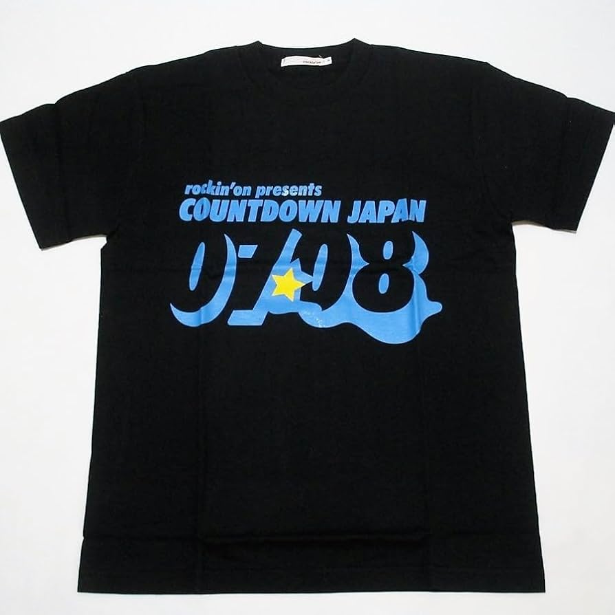 Amazon.co.jp: cc/Tシャツ/COUNTDOWN JAPAN 07/08 / Mサイズ/黒