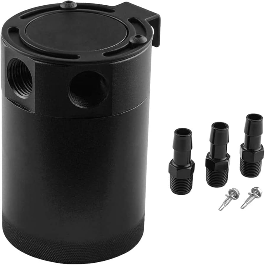 Amazon | Sporacingrts 汎用 150mlオイルキャッチタンク アルミ製 3