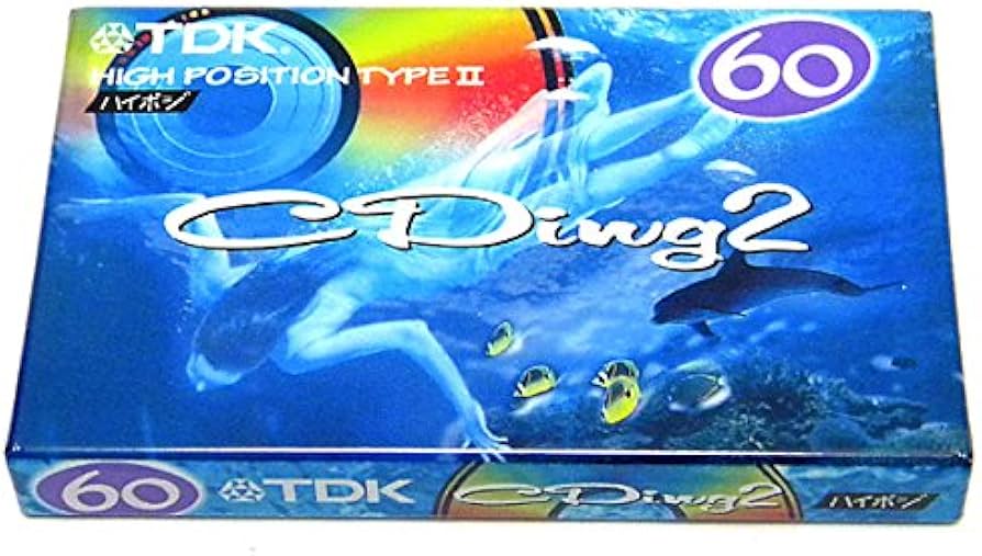 Amazon | TDK カセットテープ CDing2 60分 重低音の迫力 ハイポジ ハイ