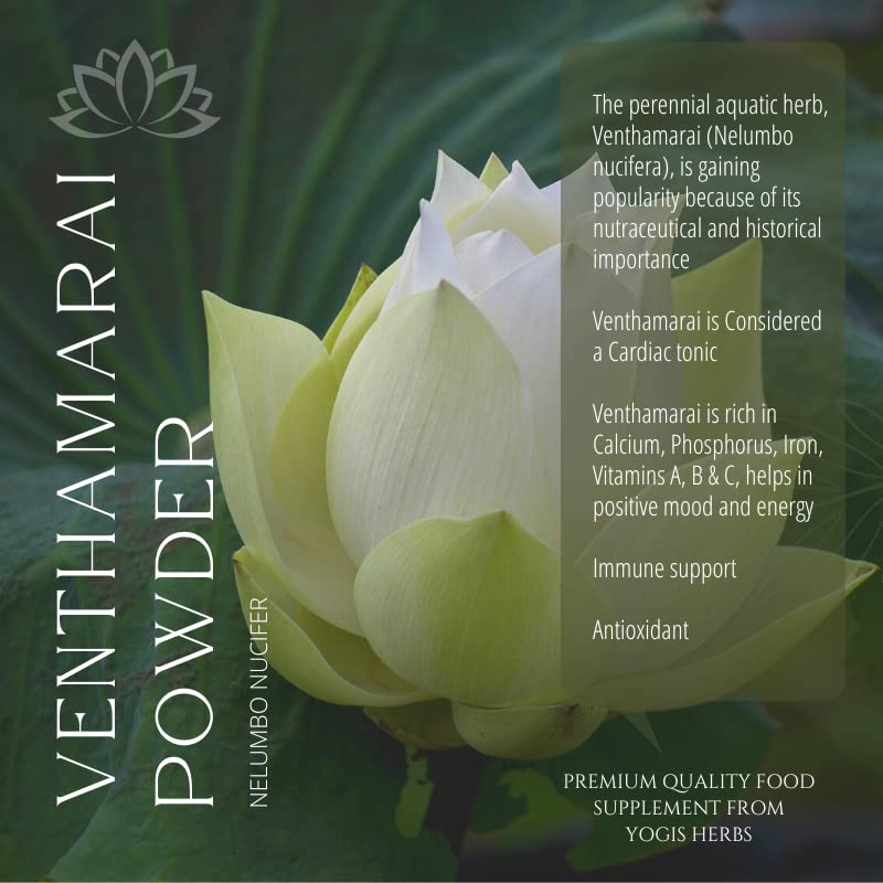Amazon.com: YOGIS HERBS Venthamarai Powder (White Lotus Powder