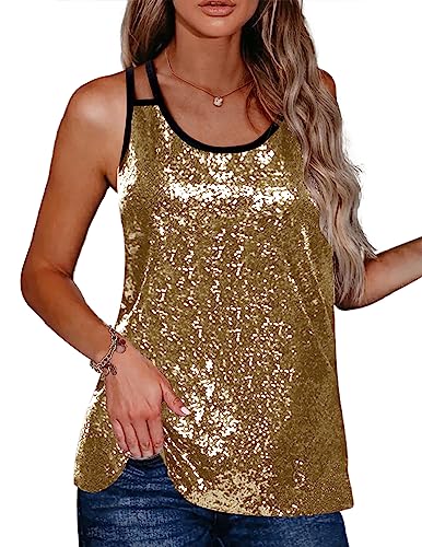 Gajess Gajess Glitter Camisole GOLD ガジェス Glitter Camisole GOLD