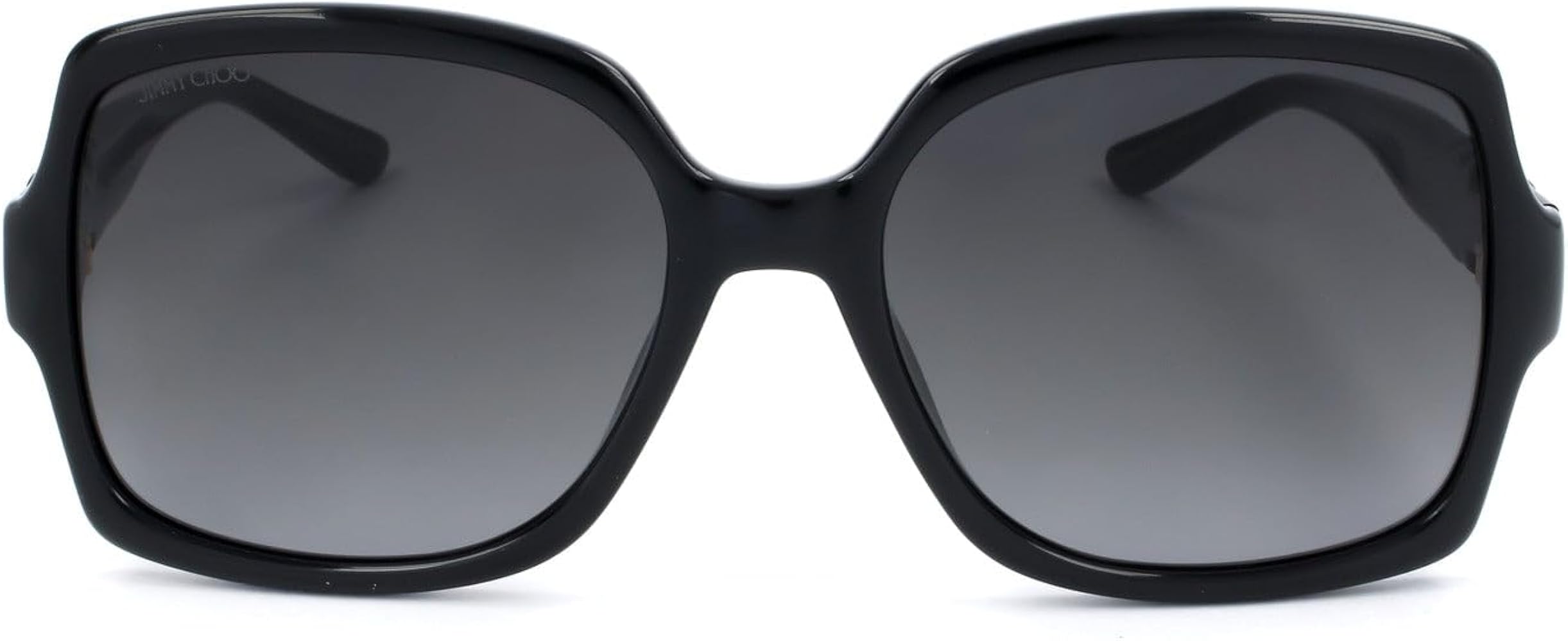 Amazon.com: JIMMY CHOO Square Sunglasses Sammi/G 8079O Black 55mm