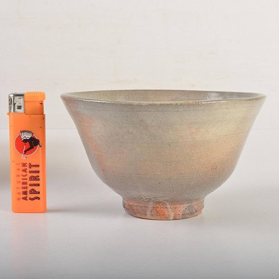 Amazon.co.jp: 茶道具 信州岩井堂焼 古賀無量作 粉吹茶碗 蓋二重箱 共