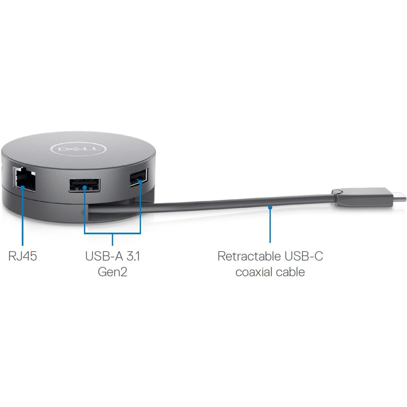 Amazon.com: Dell 7-in-1 USB-C Multiport Adapter - DA310 : Electronics