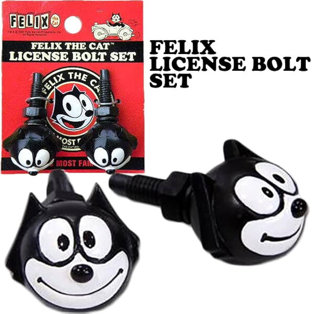 Amazon.co.jp: FELIX THE CAT License Plate Bolt NB-KGAZF338-MON