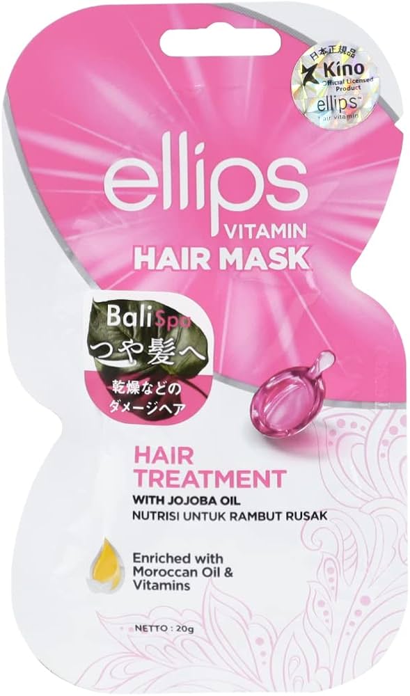 Amazon | 【日本正規品】ellips（エリップス） ヘアーマスク (ピンク