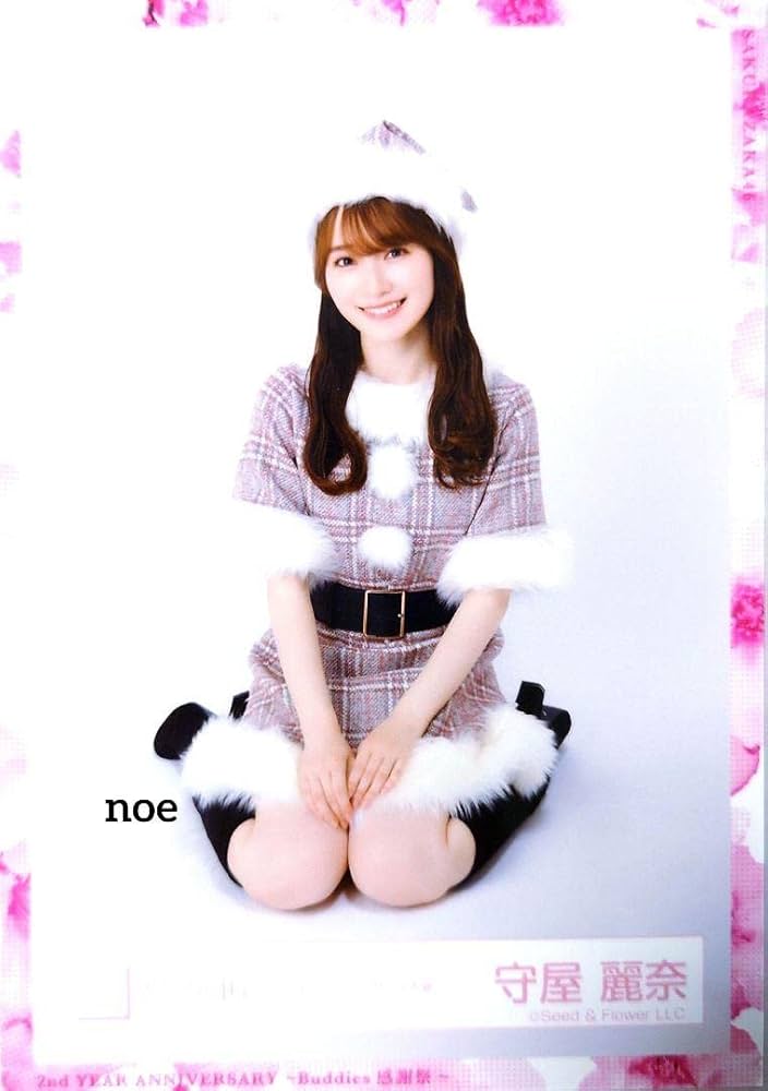 Amazon.co.jp: 櫻坂46 生写真 守屋麗奈 2022クリスマスサンタ衣装座り