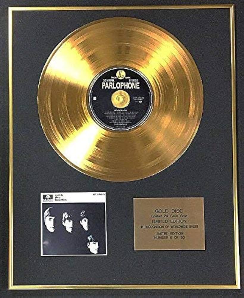 Amazon｜The Beatles - Exclusive Limited Edition 24 Carat Gold Disc