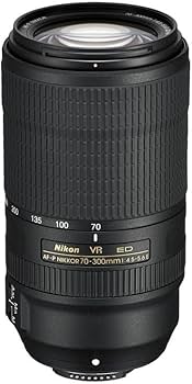Nikon 20068 AF-P NIKKOR 70-300mm f/4.5-5.6E ED VR f/34-8 Fixed