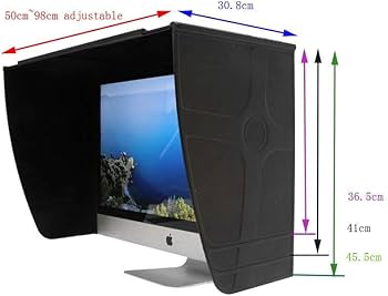 Amazon | デスクトップフードモニターフードディスプレイサンシェード