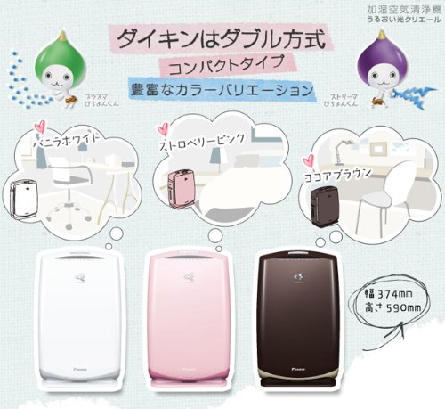 Amazon.co.jp: ダイキン(DAIKIN) 加湿空気清浄機「うるおい光