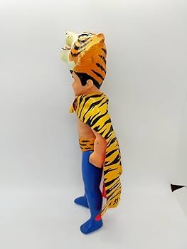 Amazon.co.jp: レア 中嶋製作所 タイガーマスク 面取れ ソフビ 人形