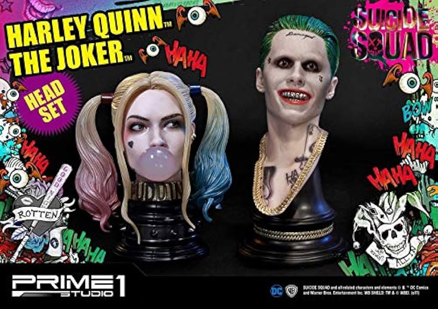 Amazon.co.jp: ハーレイクイン ＆ ジョーカー フィギュアヘッドセット