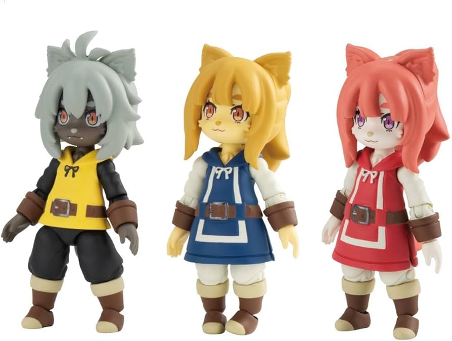 Amazon.co.jp: ガシャポンクエスト 冒険者3-E F 獣人の女の子セット 北