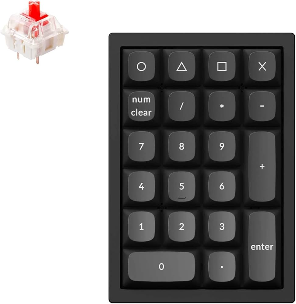 Amazon | Keychron Q0 QMK/VIA メカニカルテンキーパッド ホット