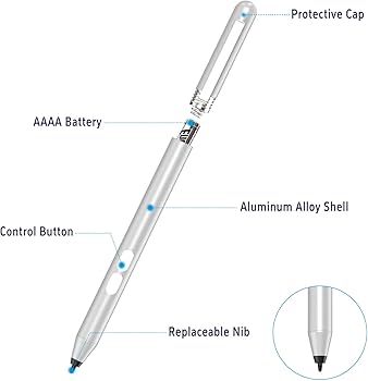 Pen for Microsoft Surface, Surface Pro 11/10/9/8/X/7+/7/6/5/4/3