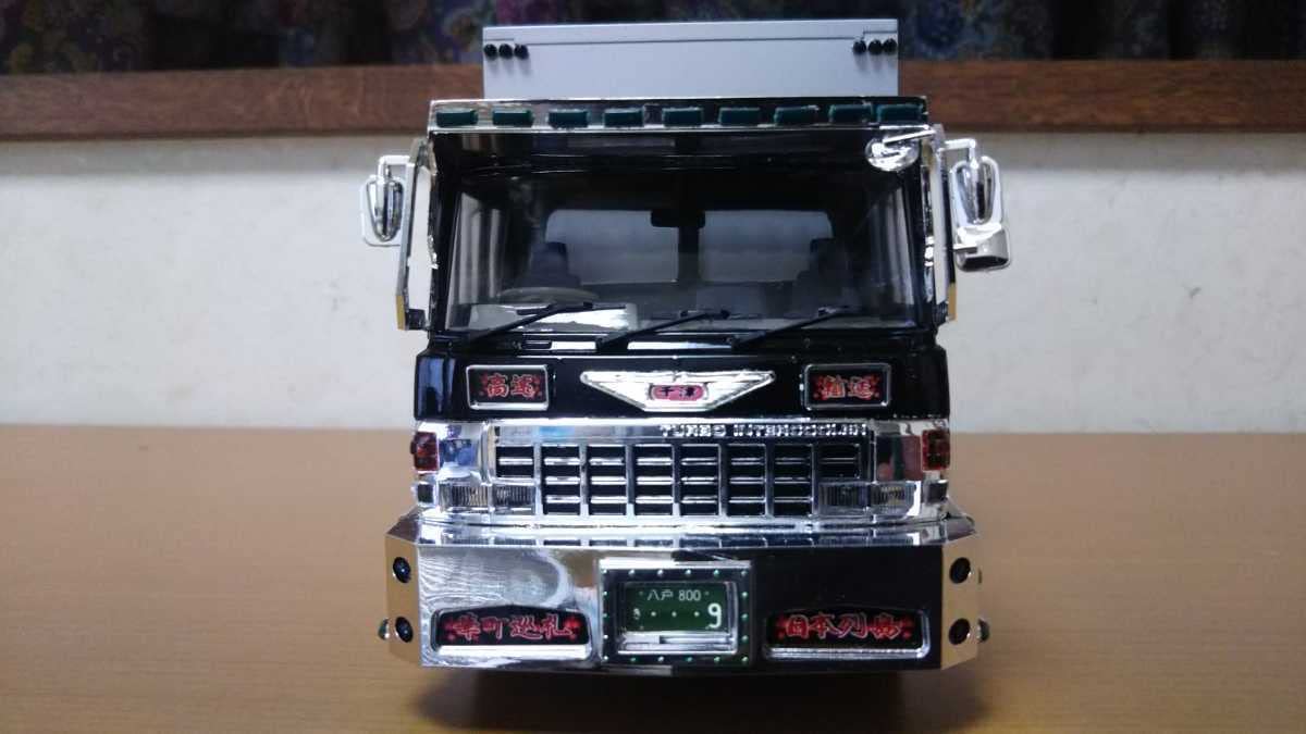 Amazon.co.jp: アオシマデコトラ日野スーパードルフィン冷凍車完成品