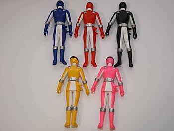 Amazon.co.jp: 轟轟戦隊ボウケンジャー ソフビフィギュア 5体セット