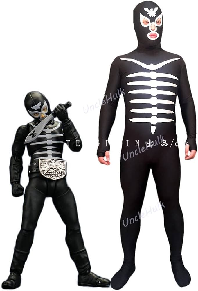 Amazon.co.jp: 仮面ライダー ショッカー 黒戦闘員 インナースーツ 全身