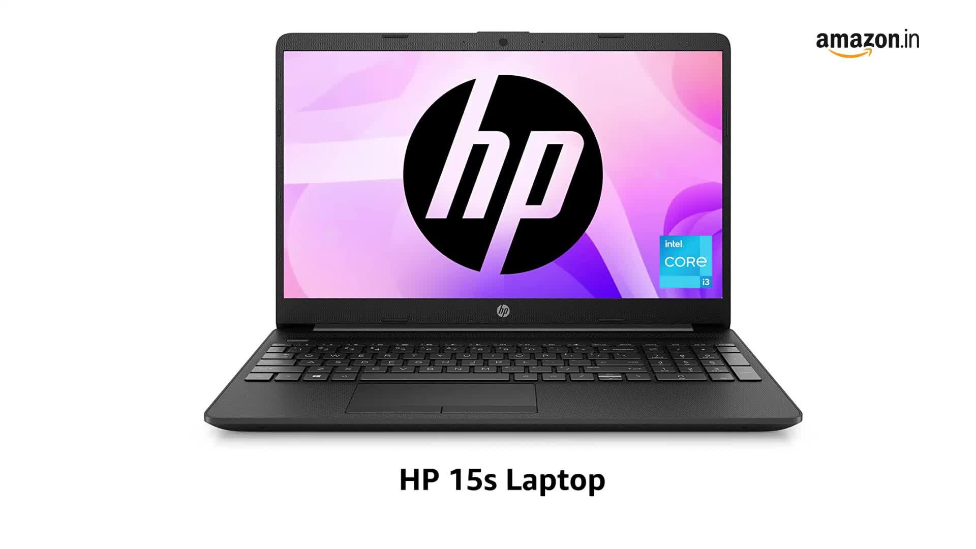 HP 15s, 11th Gen Intel Core i3 8GB RAM/1TB HDD+256 GB SSD 15.6