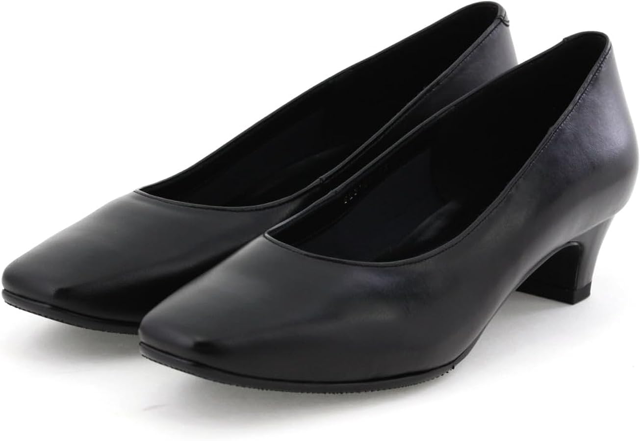 Amazon | 卑弥呼(ヒミコ) 3.5㎝ヒールブラックパンプス/600002ブラック