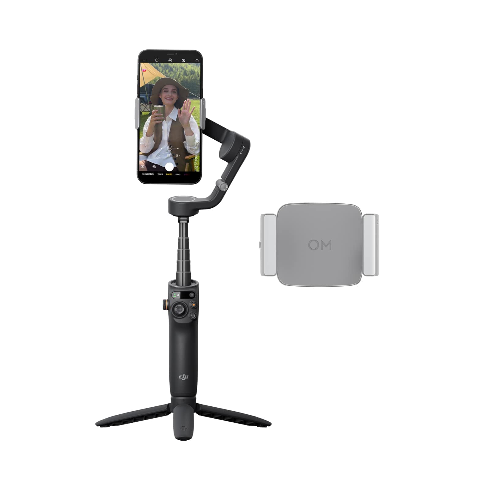 Amazon | DJI Osmo Mobile 6 補助ライトコンボ 3軸スマホジンバル 内蔵