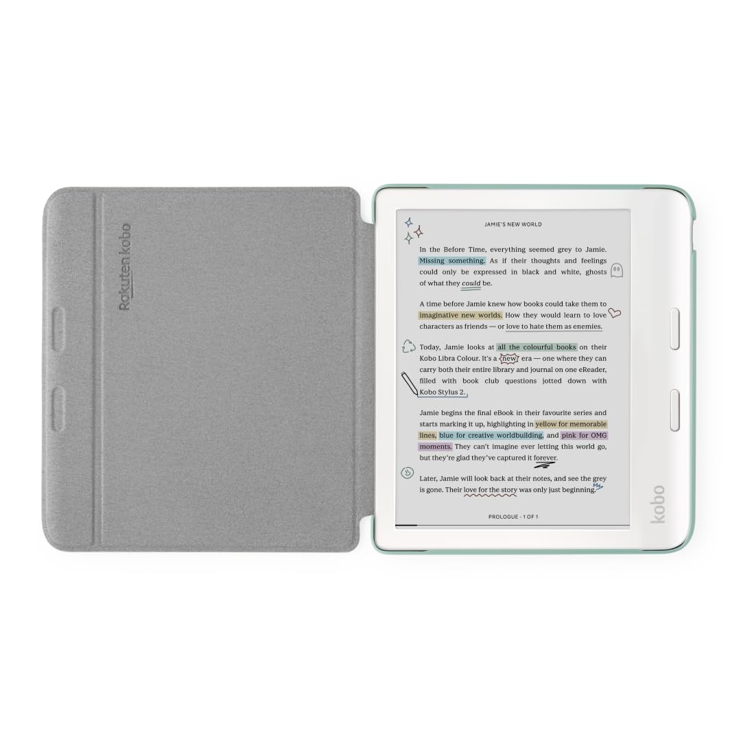 Amazon.com: Kobo Libra Colour White eReader with Case Bundle