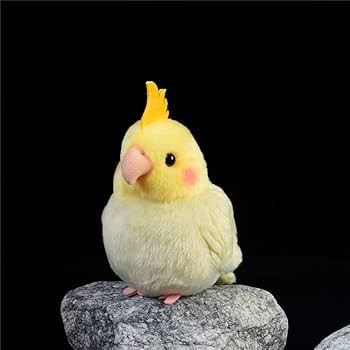 Amazon.co.jp: Nohito リアルな黄色いオカメインコ オウム 鳥