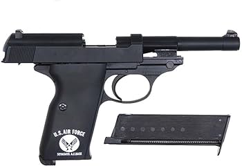 Amazon.co.jp: [マルゼン] ワルサーP38 ブラック ガスブローバック GBB