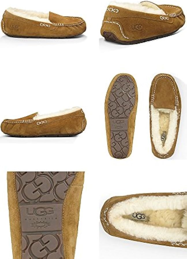 Amazon | (アグ) UGG モカシン アンスレー Ansley 3312 チェスナット