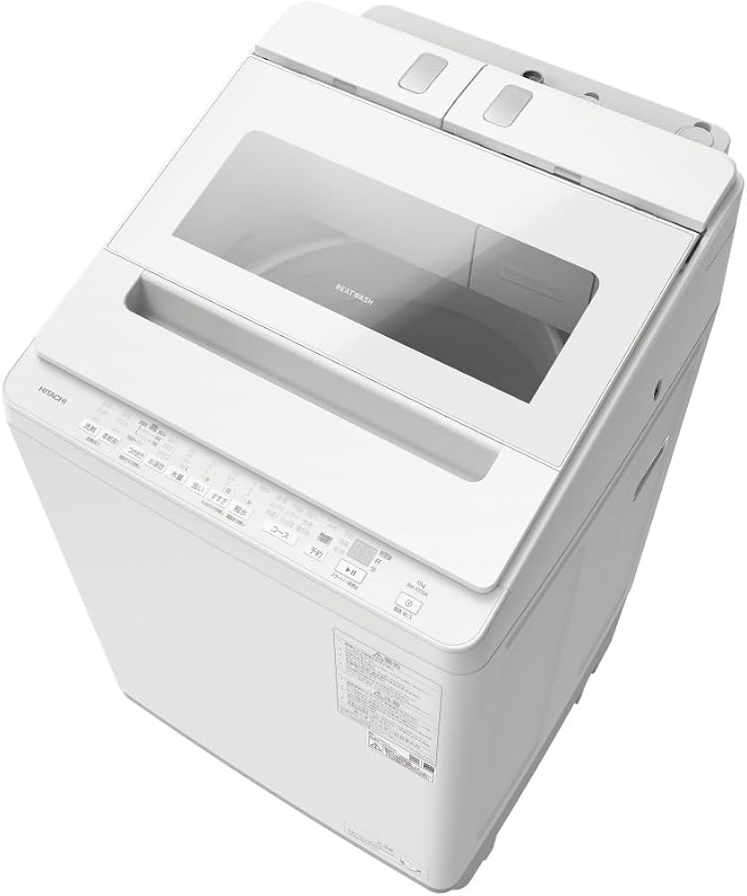 Amazon | 全自動洗濯機 ビートウォッシュ 10kg ホワイト 日立 BW-X100K