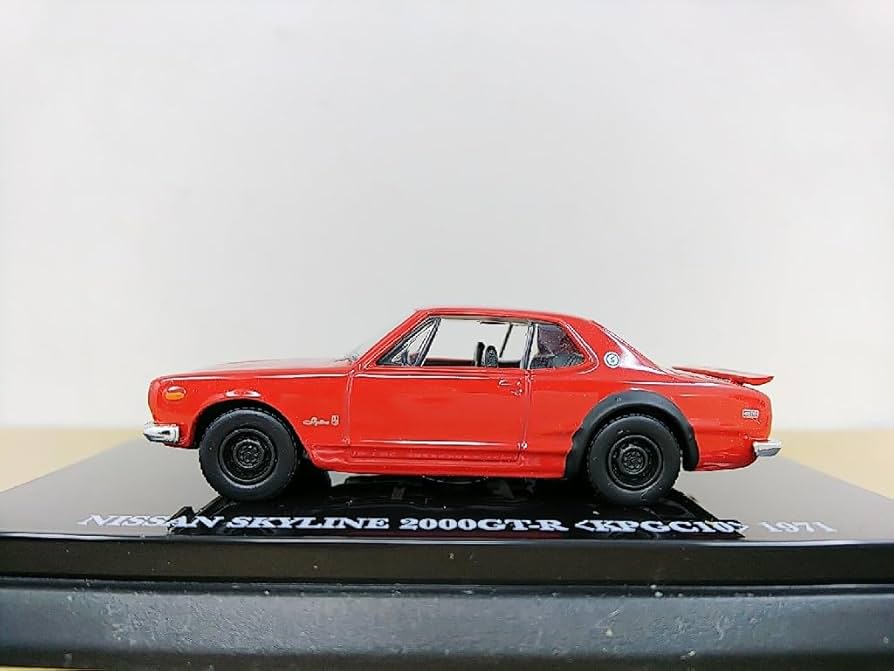Amazon | □ 京商 1/64 SKYLINE 2000GT-R [KPGC10］ 1971 赤 日産