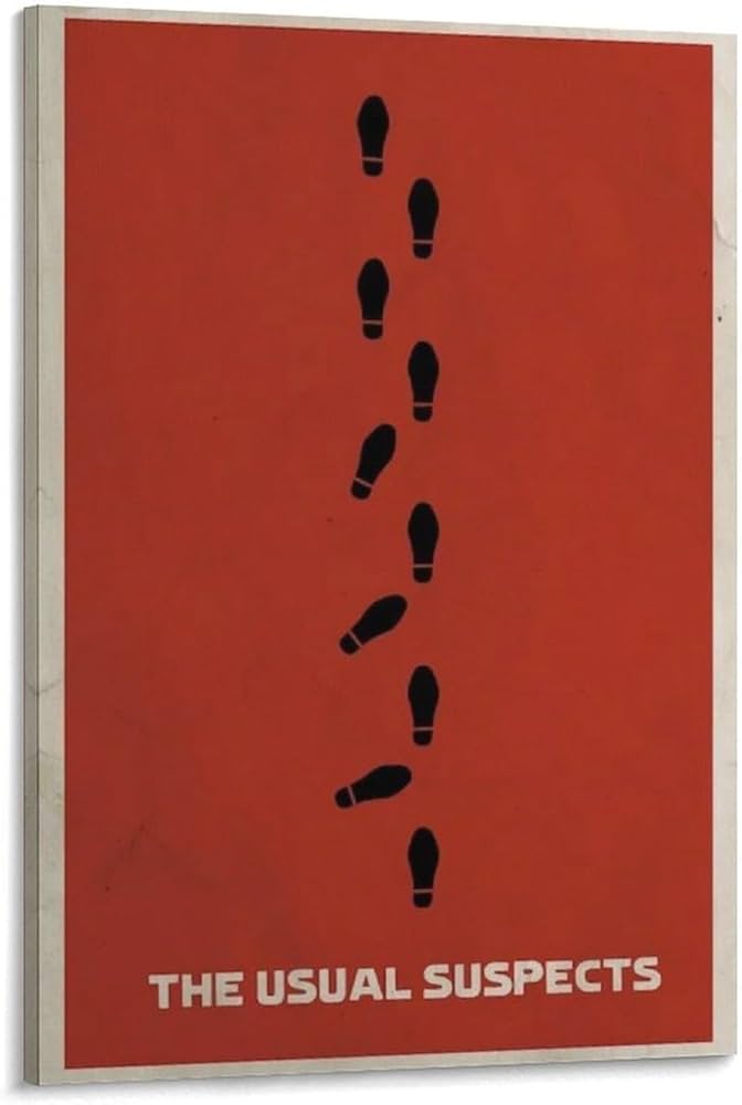 Amazon.co.jp: 映画ポスター《ユージュアル・サスペクツ （1995