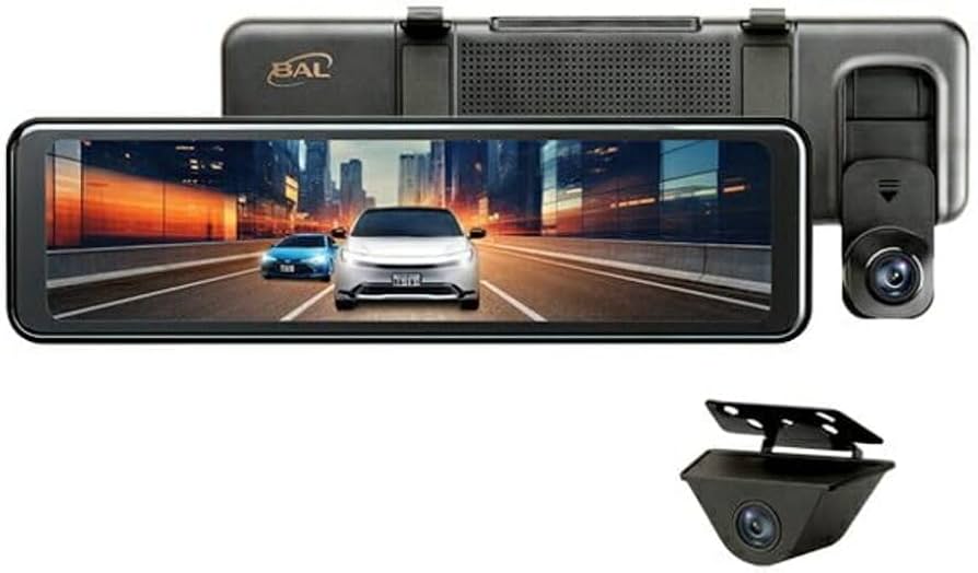 Amazon | BAL (大橋産業) 前後2カメラミラー型ドライブレコーダー