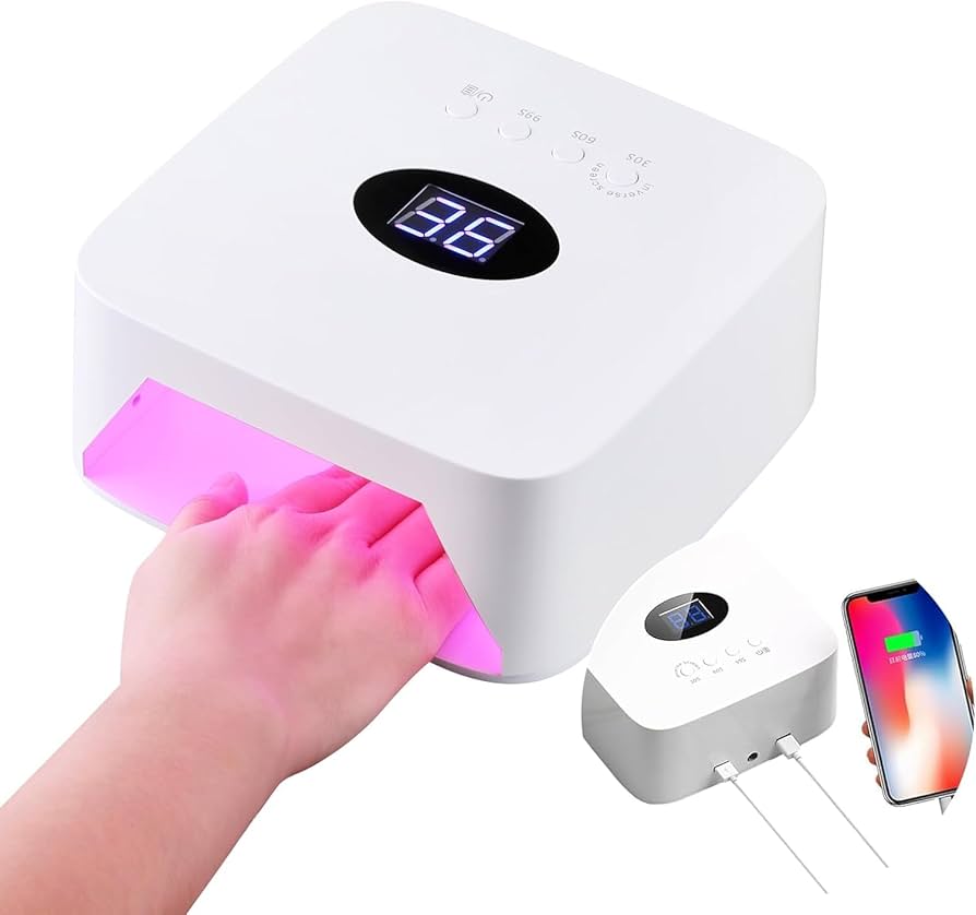 Amazon.co.jp: LED & UV ネイルライト 54W ジェルネイル用ライト uv