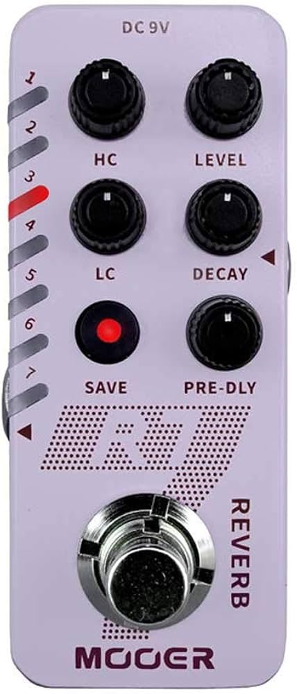 Amazon | Mooer R7 リバーブ ギターエフェクター | ディレイ・リバーブ