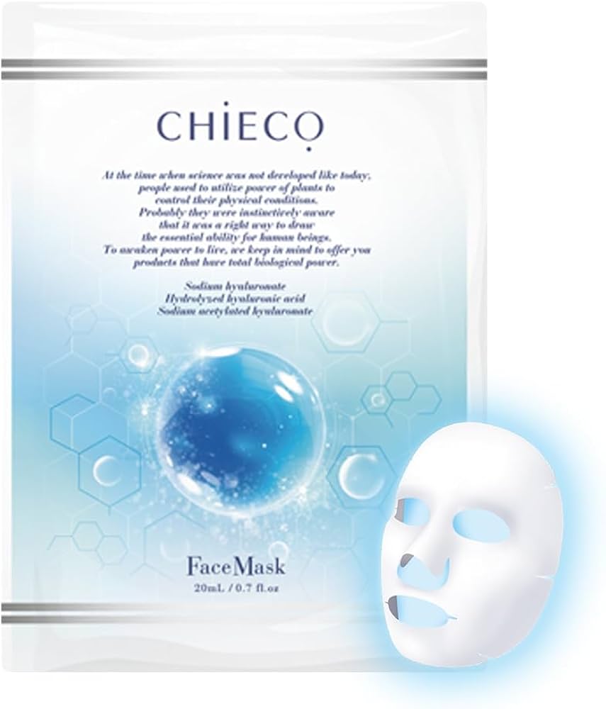 Amazon.co.jp: CHIECO トリプルヒアルロン酸フェイスマスク 10枚セット