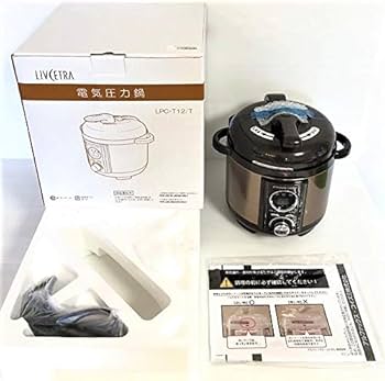 Amazon | LIVCETRA (リブセトラ) 電気圧力鍋 【 LPC-T12/T 】 ブラウン