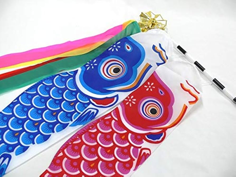 Amazon.co.jp: 【こいのぼり】80cmミニこいのぼり3点（吹き流し矢車