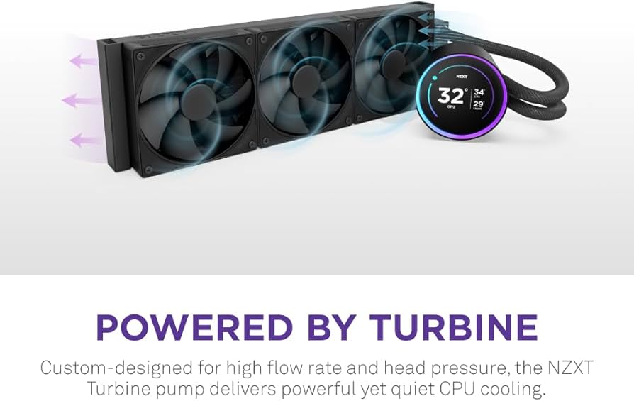 NZXT Kraken Elite v2 360mm AIO CPU Liquid Cooler WT : Amazon.ca