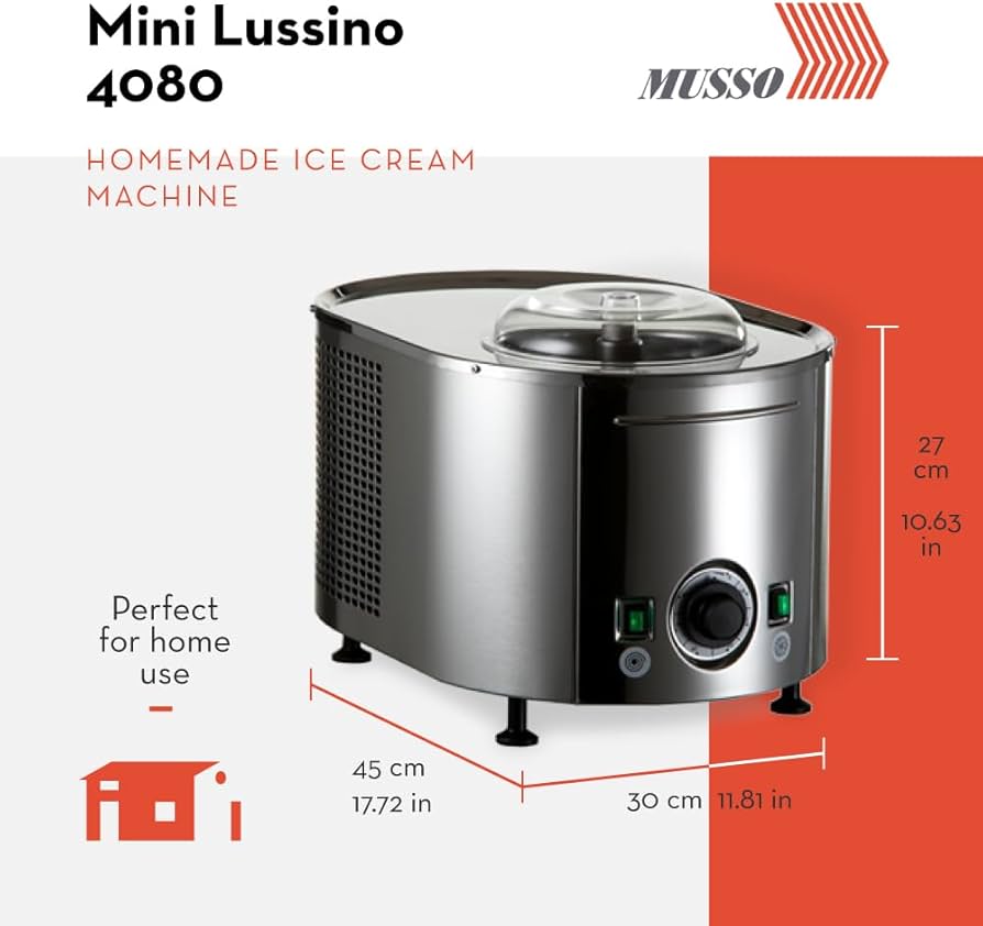 Amazon | Musso アイスクリームマシン Lussino MINI 4080 Ice Cream