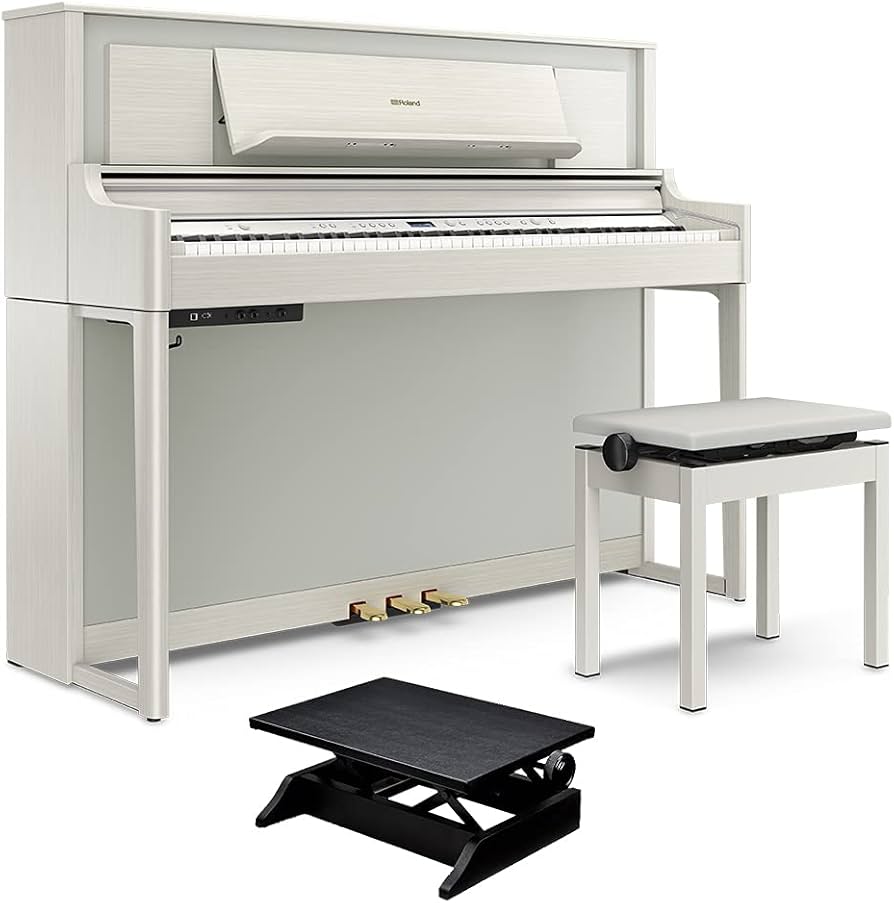 Amazon | Roland LX706GP SR （SHIRO） 電子ピアノ 88鍵盤 足台セット