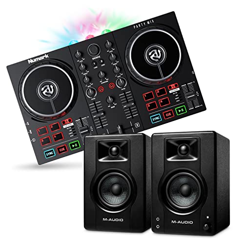 Amazon.co.jp: Numark DJコントローラー LEDライト搭載とモニター