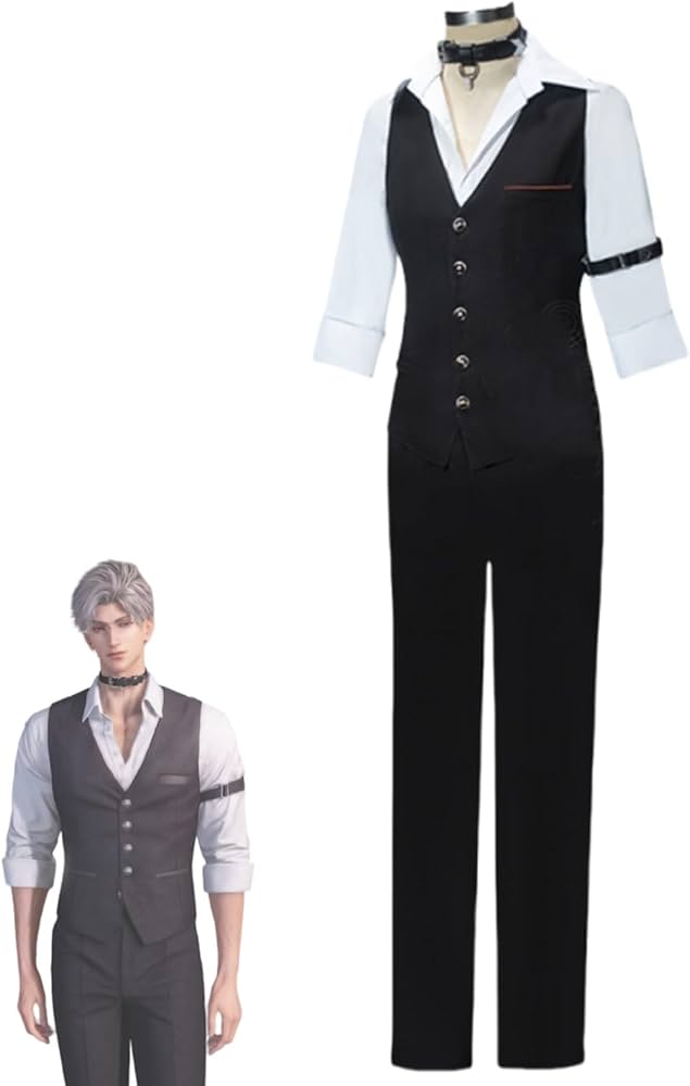 Amazon.co.jp: 恋と深空 シン コスプレ衣装セット ウィッグ追加可 制服